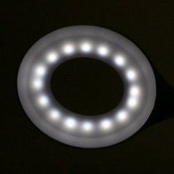 LAMPKA RING LED SNAKE NA BIURKO BIAŁA
